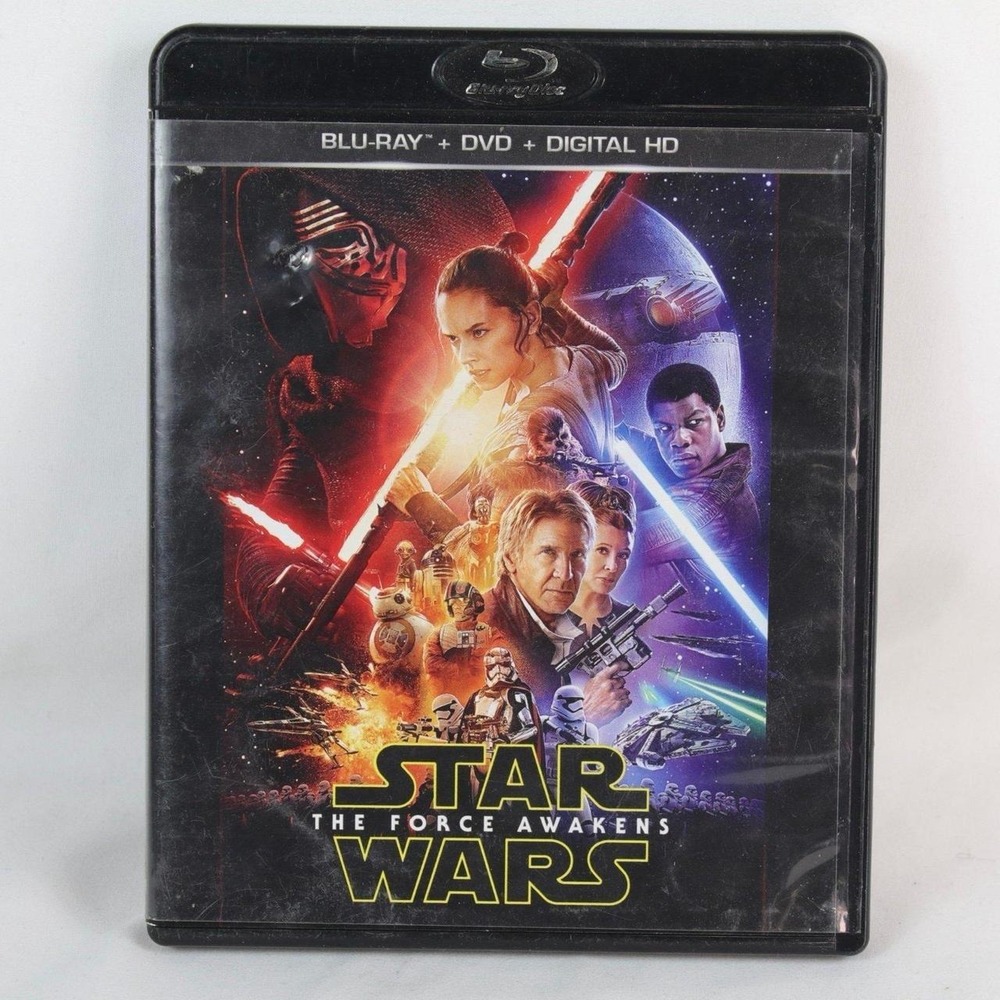 Star‎ Wars The Force Awakens Blu-Ray DVD Movie